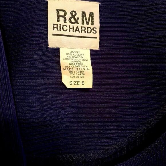 R & M Richards Sequin Jacket Sz 8 - Picture 4 of 4